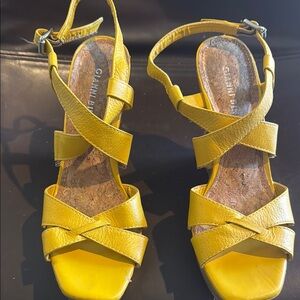 Gianni Bini Yellow Women's Sandals